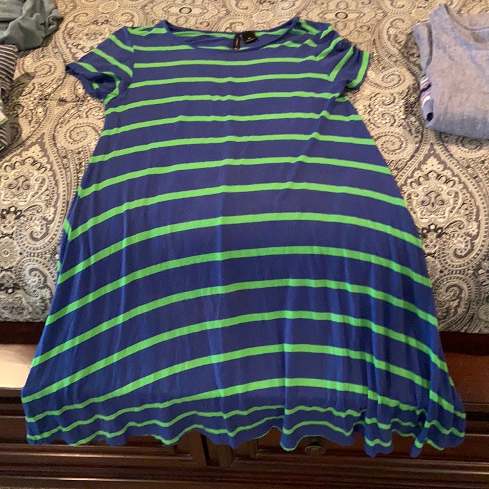 Striped tshirt dress